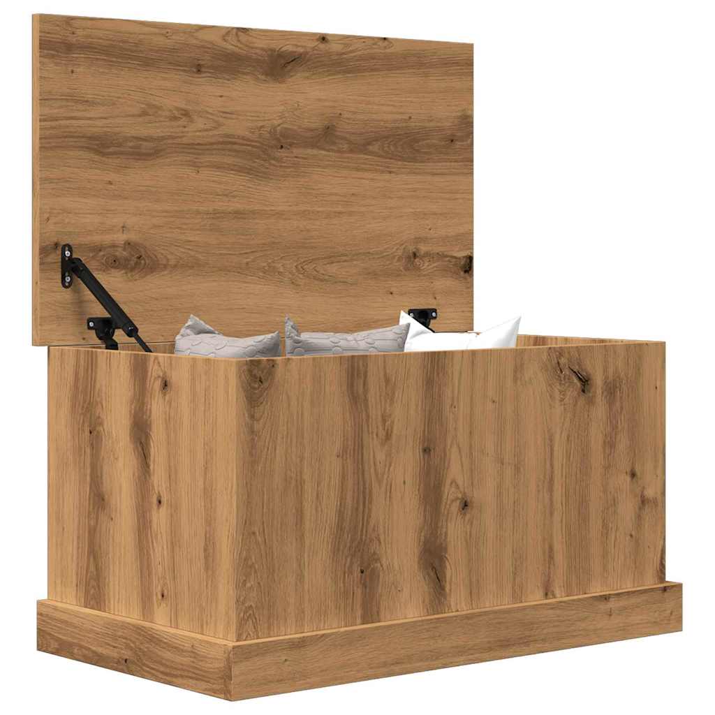 Aufbewahrungsbox Weiß 50 x 30 x 28 cm Holzwerkstoff