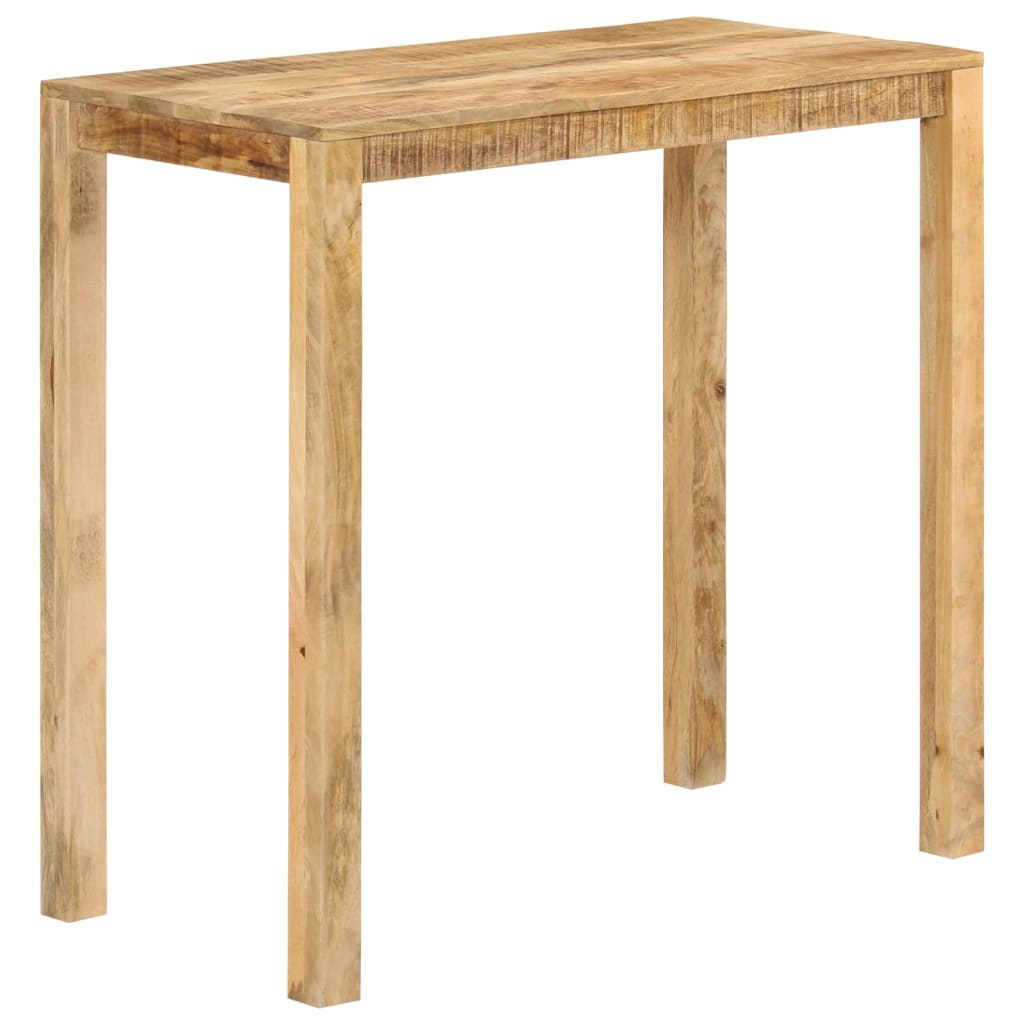 Konsolentisch 110x35x76 cm Raues Mangoholz