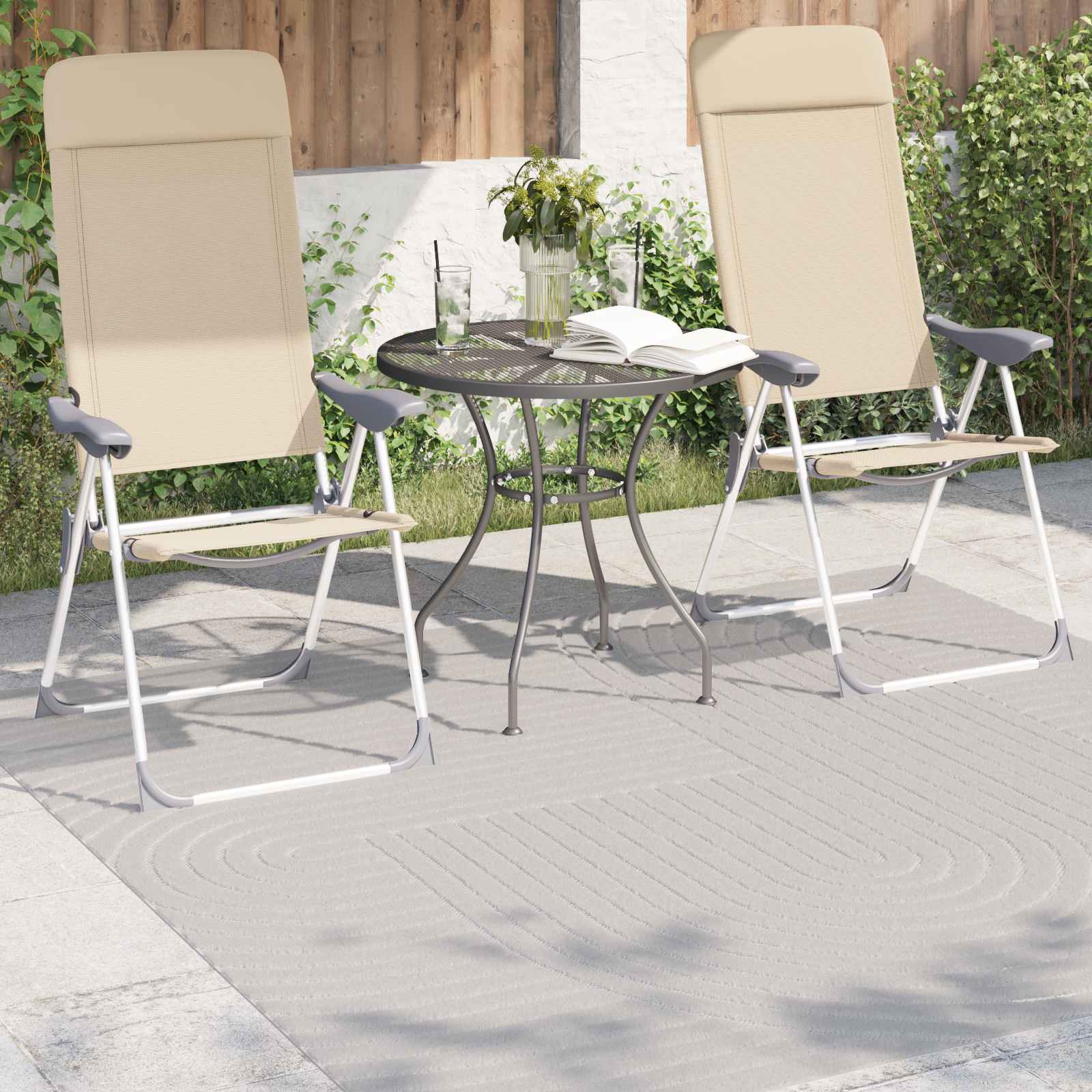 Bereichsteppiche Rechtwinklig SIROLO Creme 150 x 80 cm