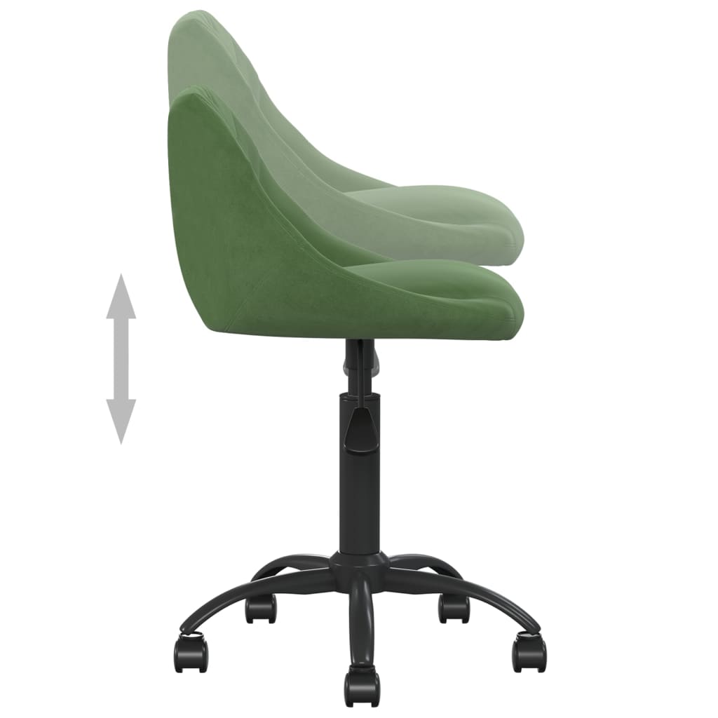 Bürostuhl Rosa Samt