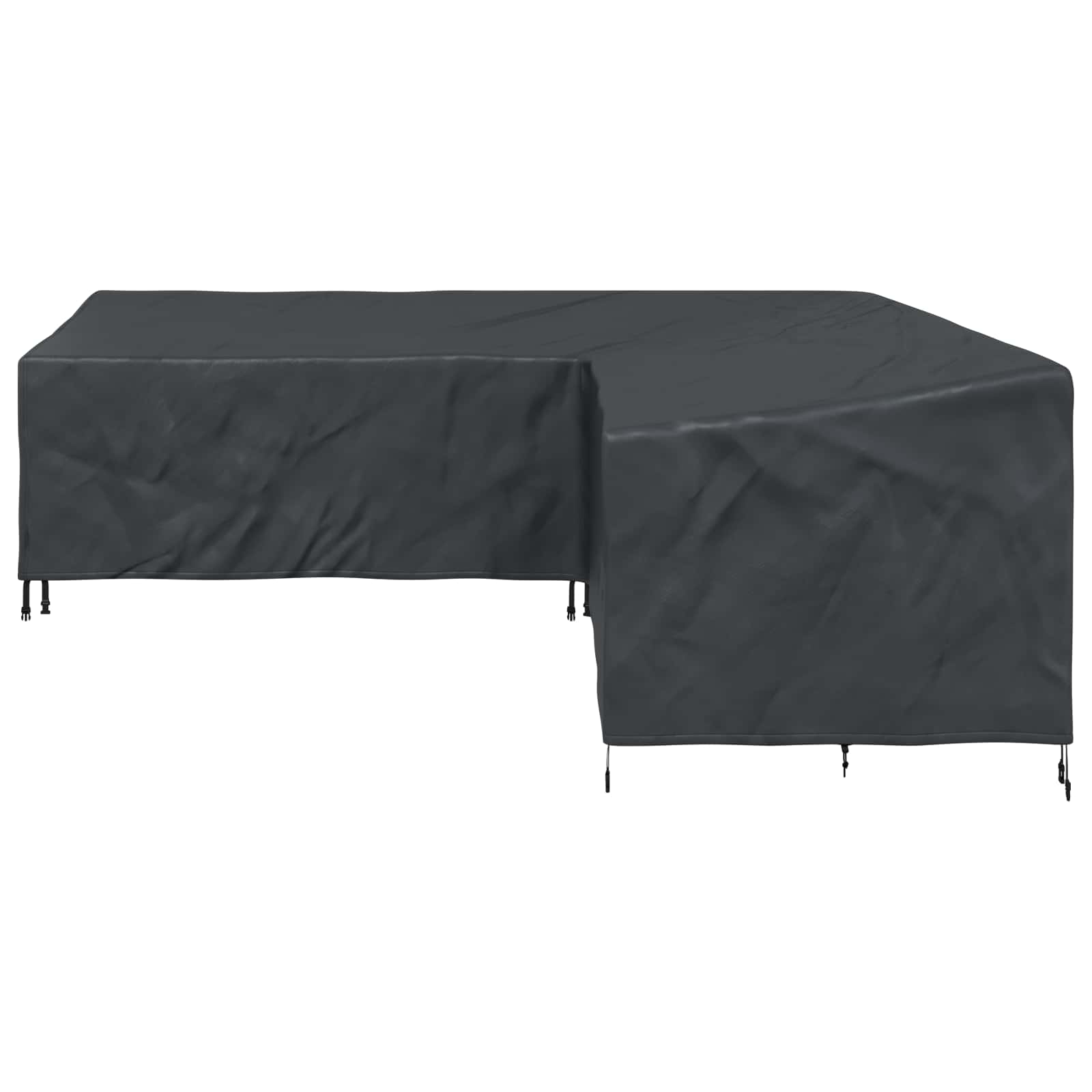 Möbelbezug Schwarz 235 x 235 x 85 cm 210D Oxford Stoff