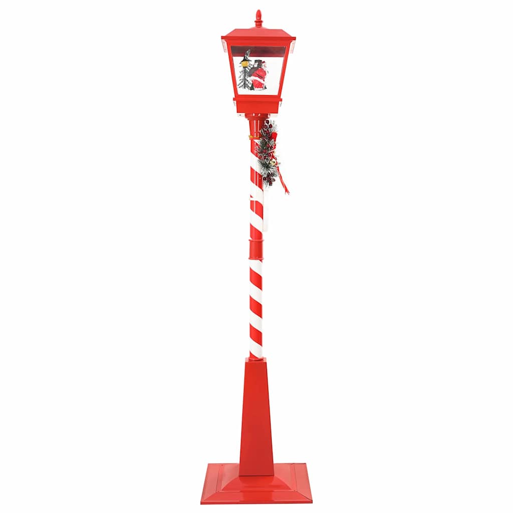 Weihnachts-Straßenlampe mit Weihnachtsmann 180 cm LED