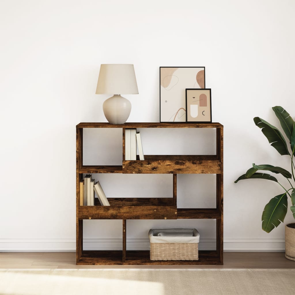 Bücherregal Räuchereiche 100x33x156,5 cm Holzwerkstoff