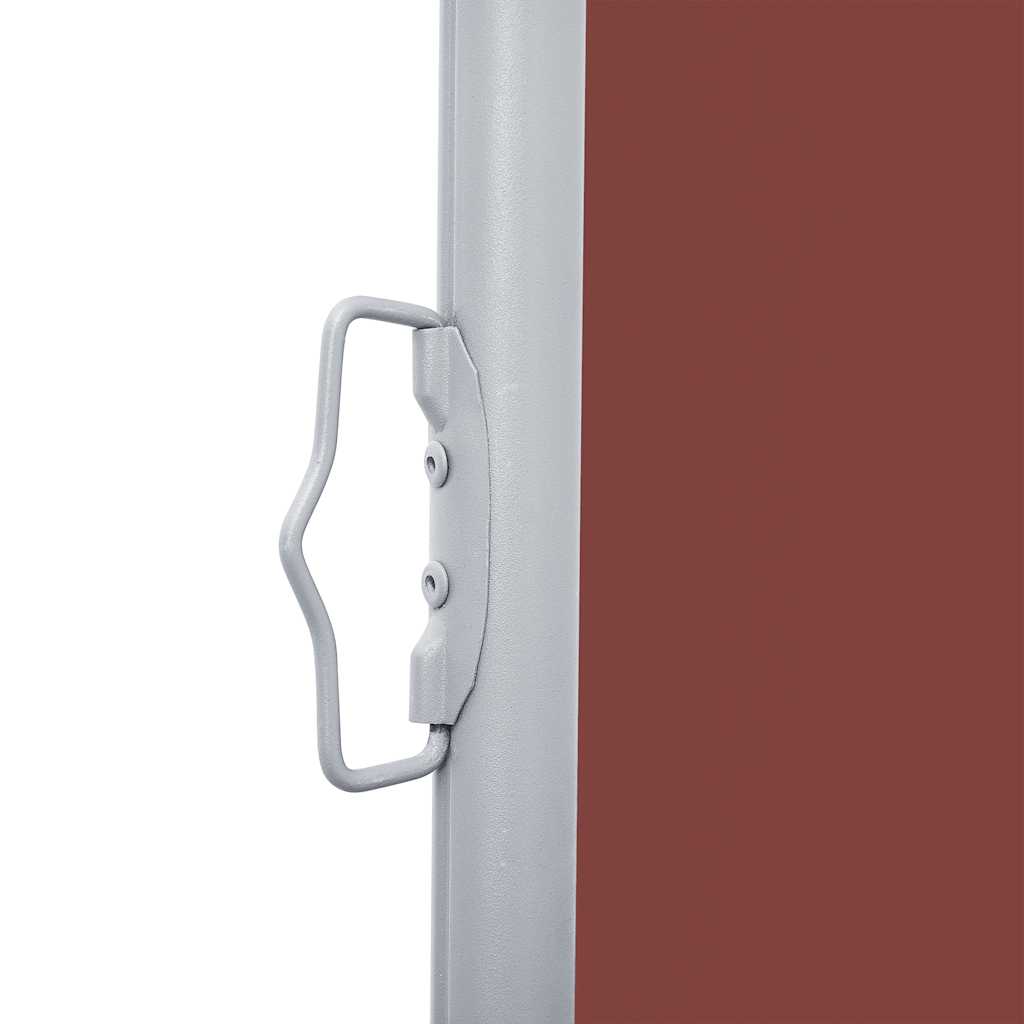 Ausziehbare Seitenmarkise 160×600 cm Braun