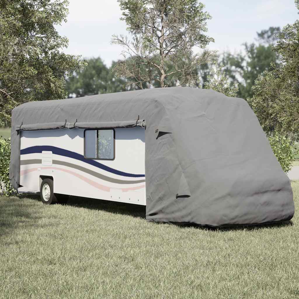Schutzhülle für Wohnmobil Grau 570x235x275 cm Vliesstoff