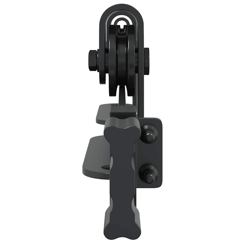 Schiebetürbeschlag Set für Schranktüren 91 cm Karbonstahl