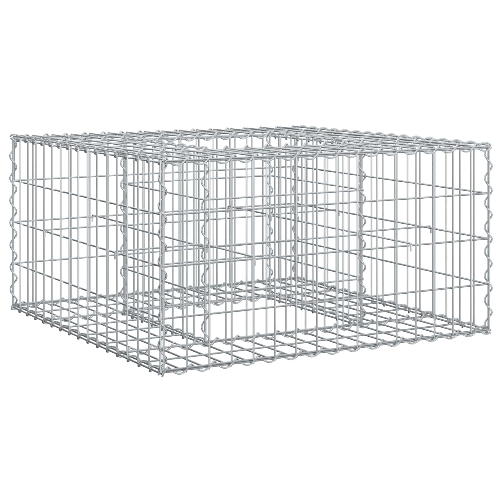 Gabionen Hochbeet Silber