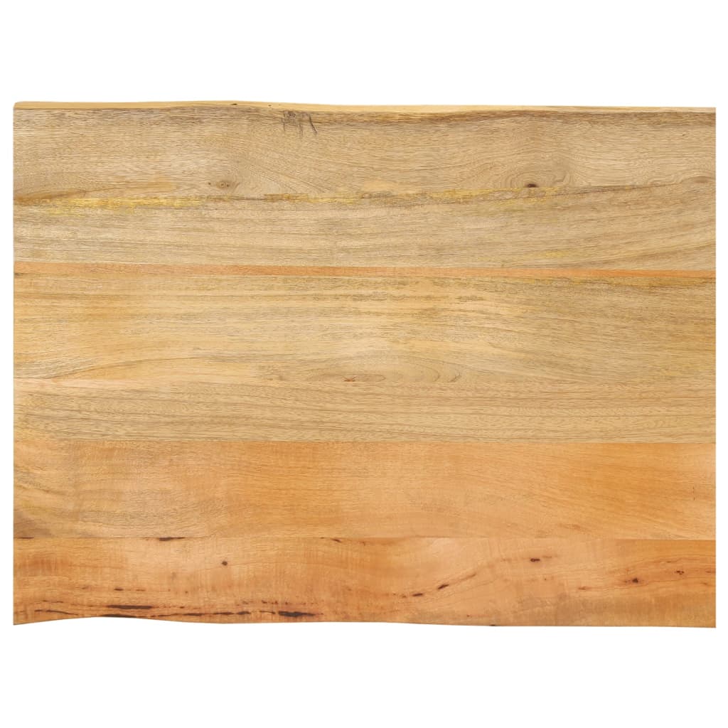 Tischplatte 40x40x2,5 cm Rechteckig Massivholz Akazie Baumkante