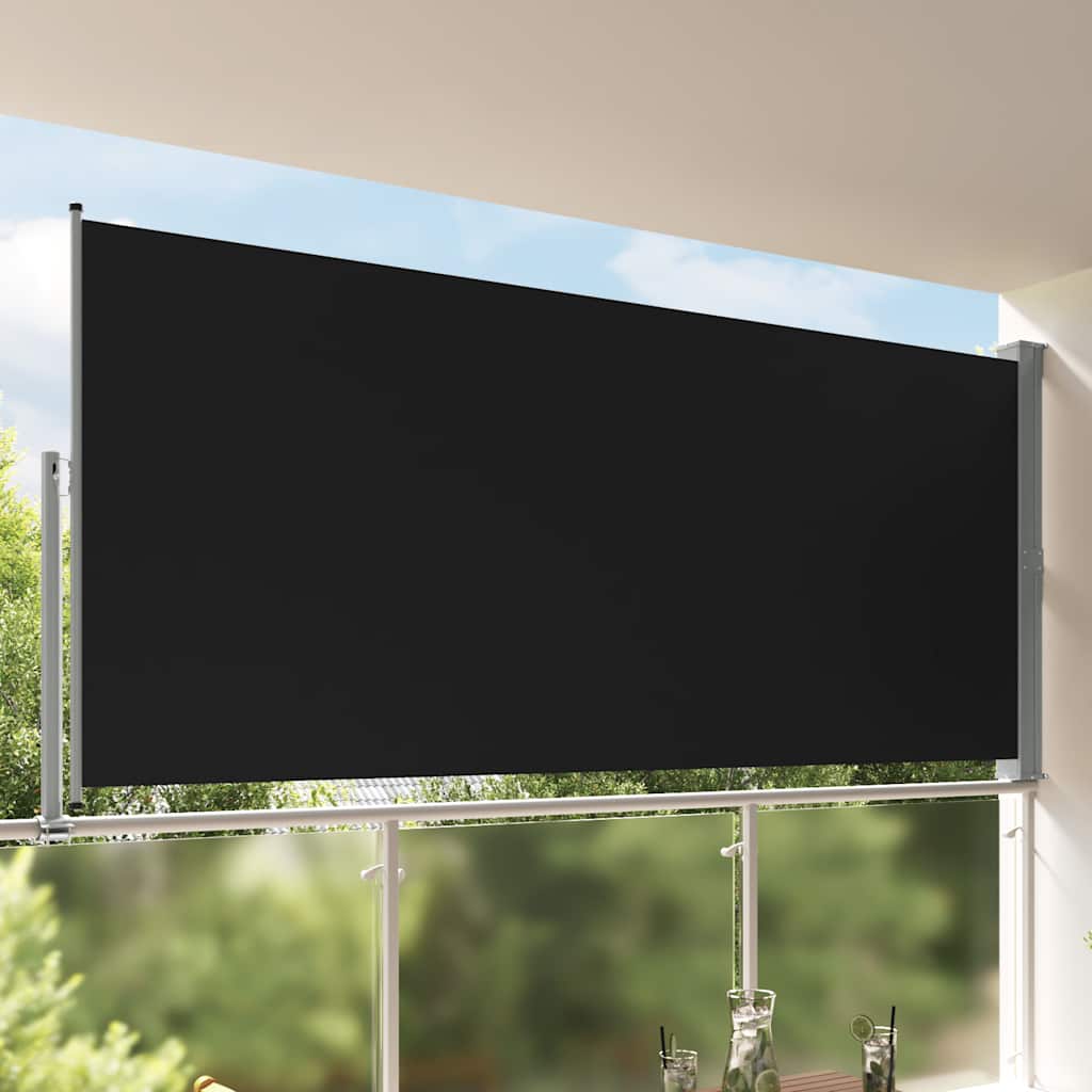 Seitenmarkise 60 x 300 cm 100% Polyester Eisen Stahl