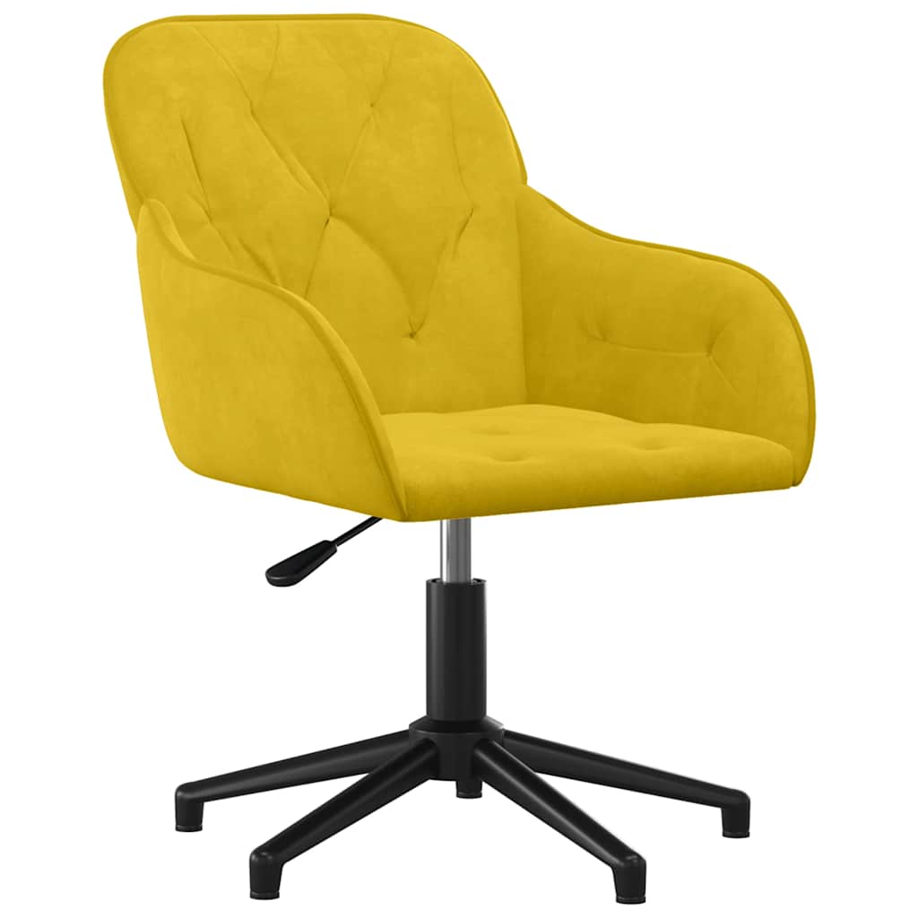 Bürostuhl Drehbar Blau Samt
