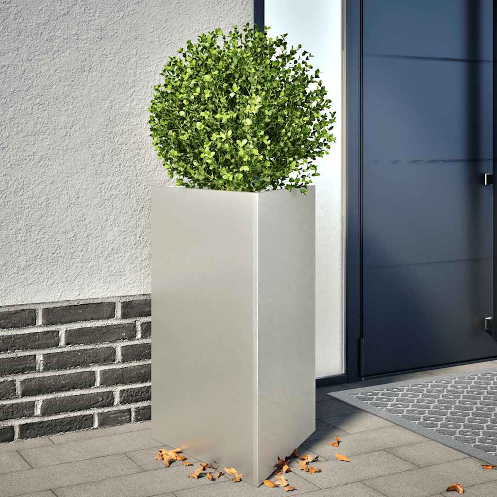 Pflanzkübel 30x26x75 cm Cortenstahl