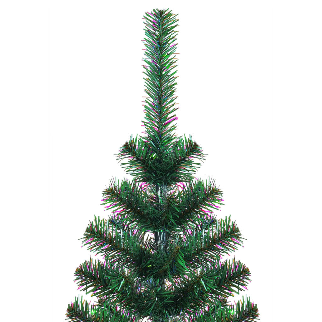 Künstlicher Weihnachtsbaum Schillernde Spitzen Weiß 180 cm PVC
