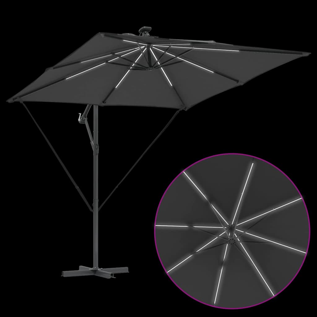 Sonnenschirm Sand 249 x 249 x 250 cm Polyester und Aluminium