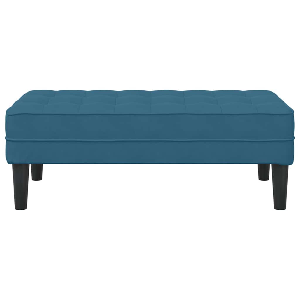 Bank mit Kissen Hellgrau 113 x 57 x 39 cm Samt