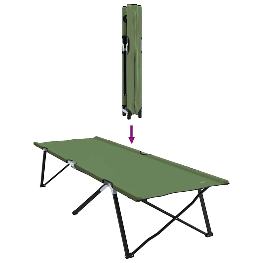 Klapp Schlafbett fürs Camping Blau 206 x 76 x 74 cm