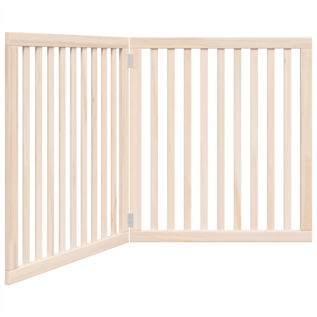 Hundegitter Faltbar 3 Paneele 150 cm Pappelholz