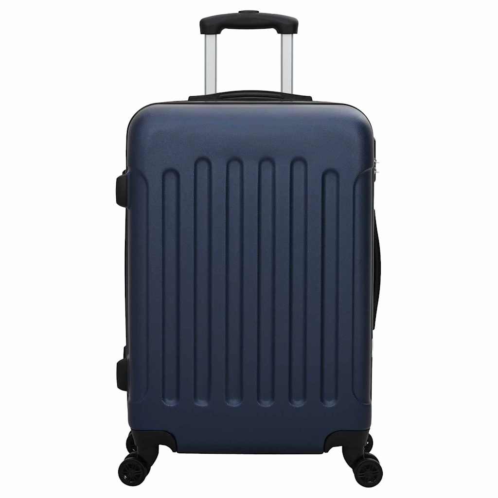 Koffer mit Schloss 3 pcs Schwarz 50 x 31 x 78 cm ABS Kunststoff