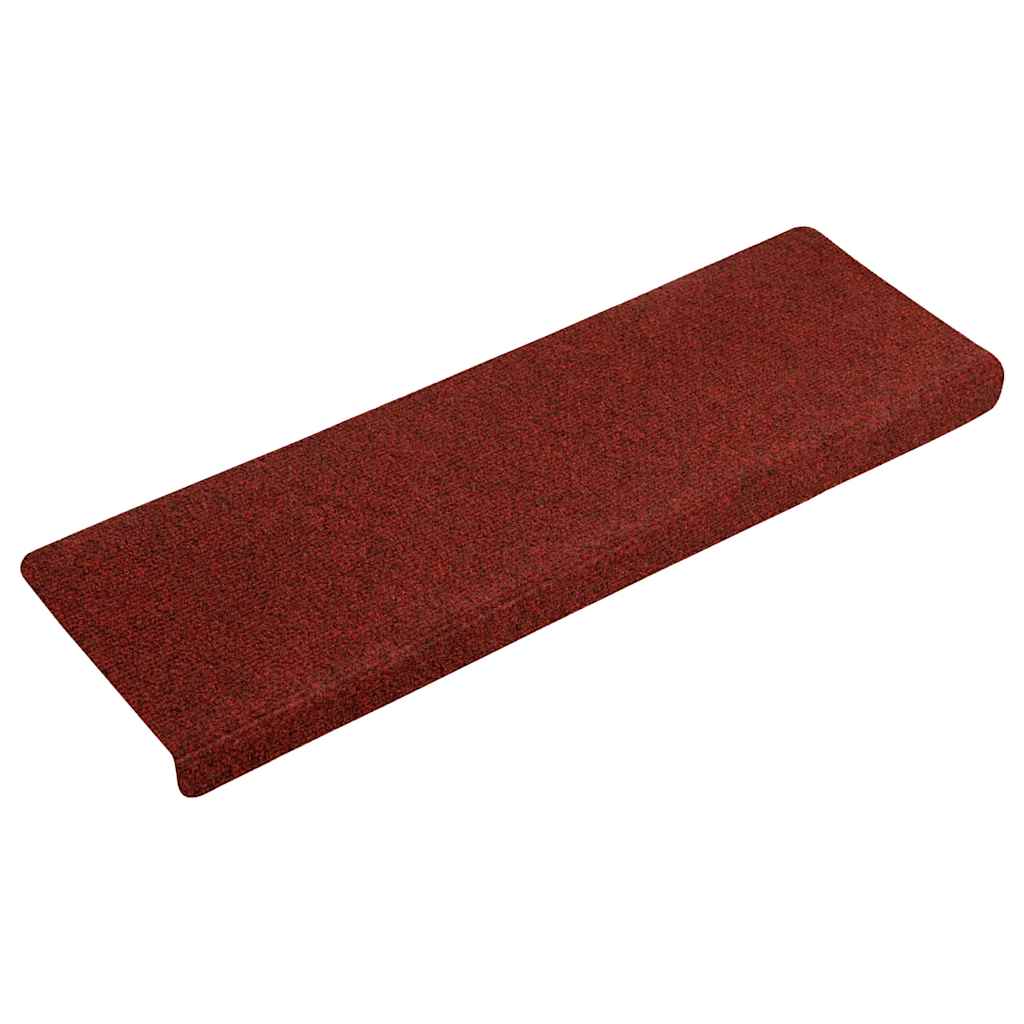 Stufenmatten Selbstklebend 15 Stk. 65x21x4 cm Hellbraun Rechteckiger Rand