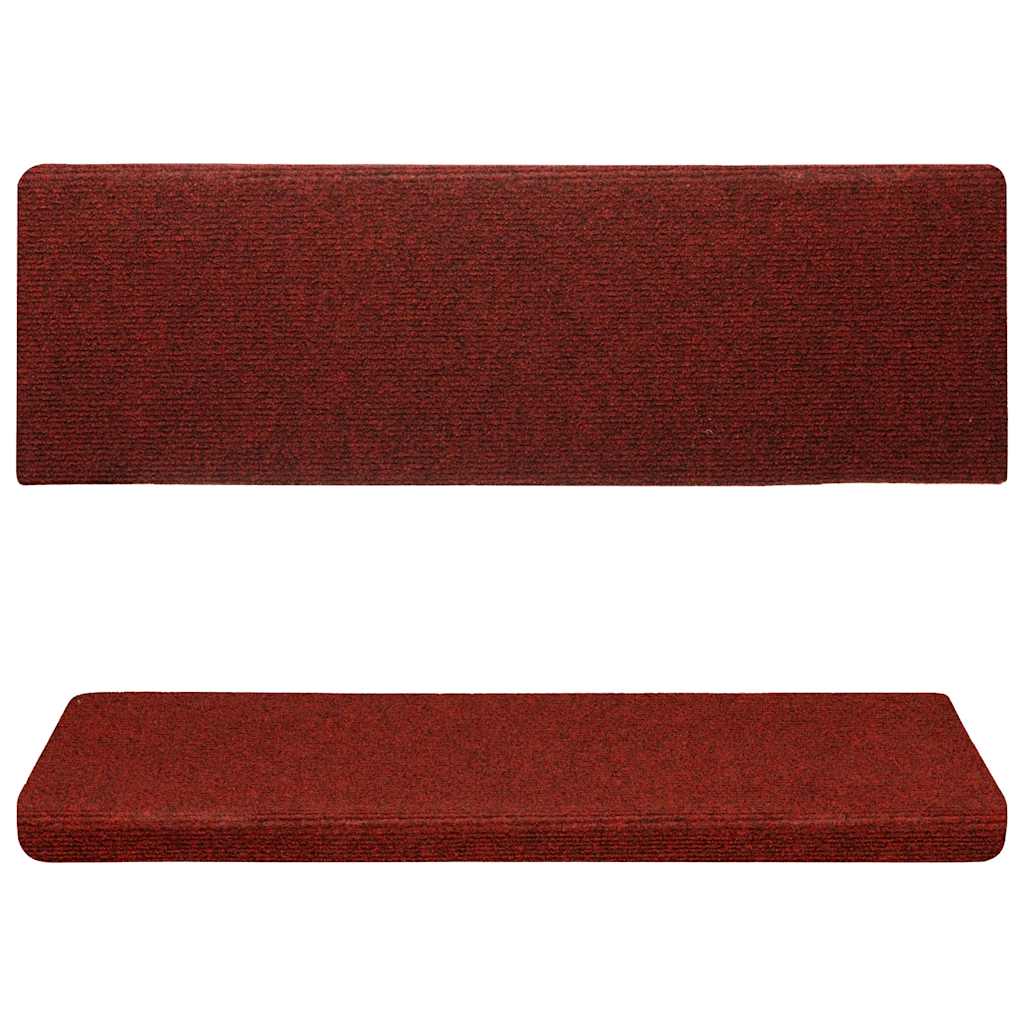 Stufenmatten Selbstklebend 15 Stk. 65x21x4 cm Hellbraun Rechteckiger Rand