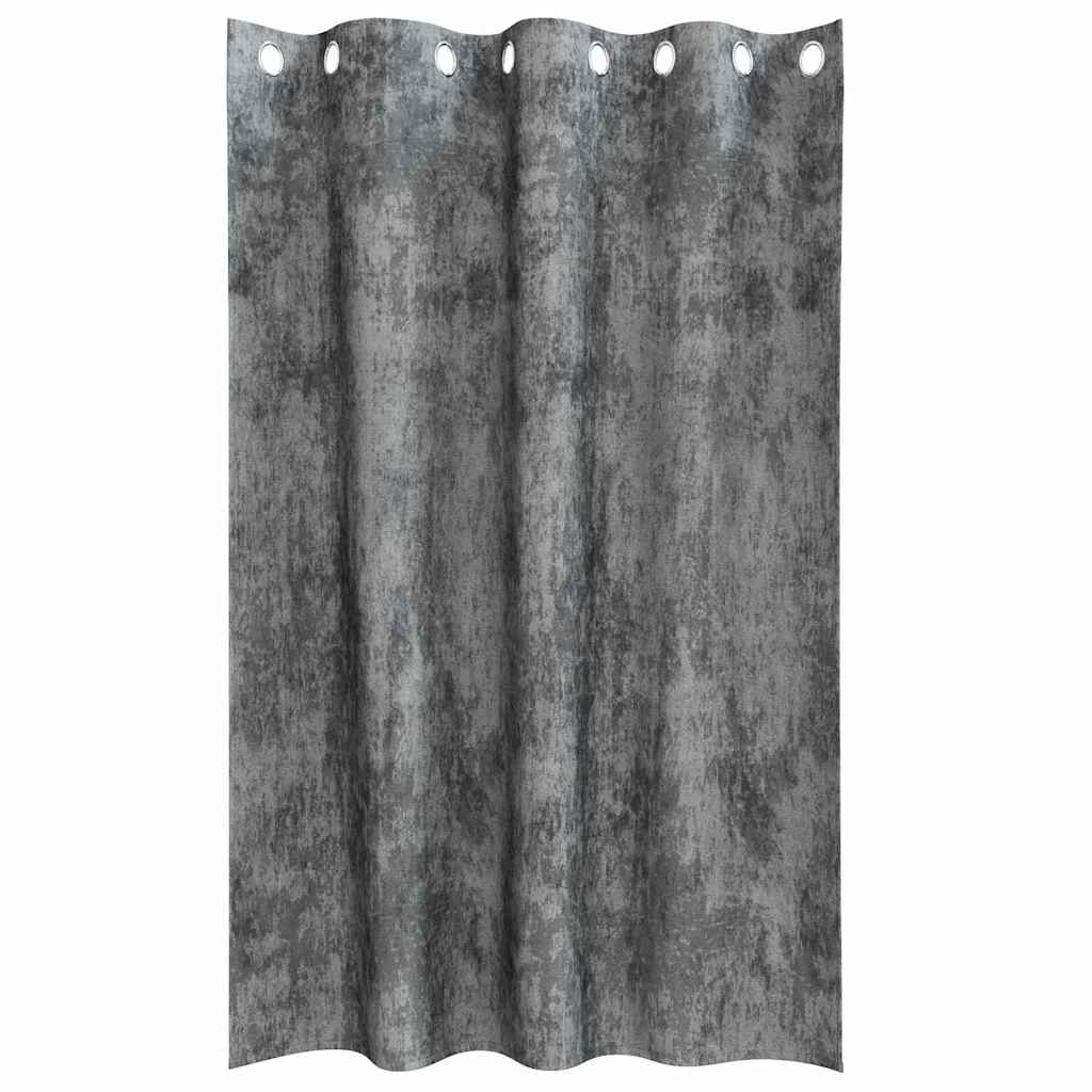 Samtvorhänge mit Vorhängen 2 pcs Weinrot 140 x 140 cm Samt