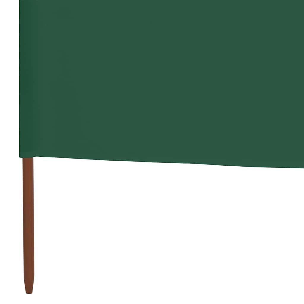 3-teiliges Windschutzgewebe 400 x 120 cm Weiß