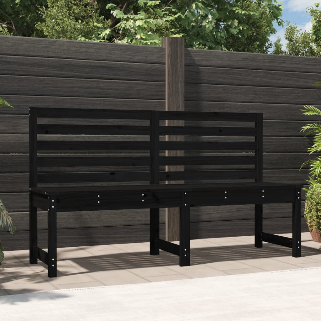 Gartenbank 109 cm Massivholz Kiefer