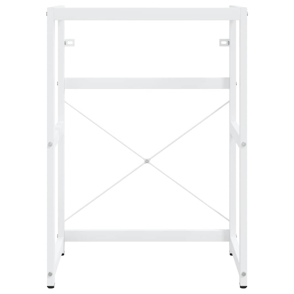 Badezimmer Waschtischgestell Weiß 40x38x83 cm Eisen