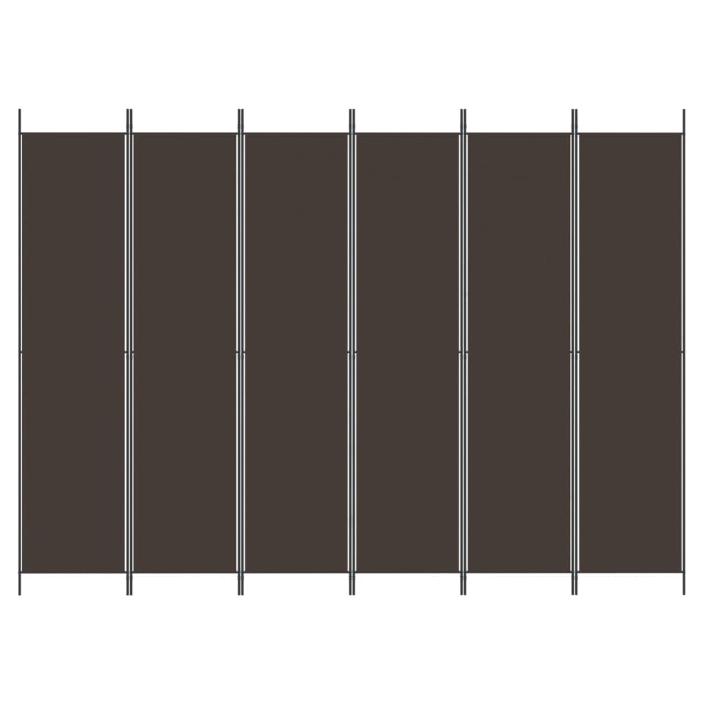 3-teiliger Raumteiler Beige 150 x 220 cm Stoff