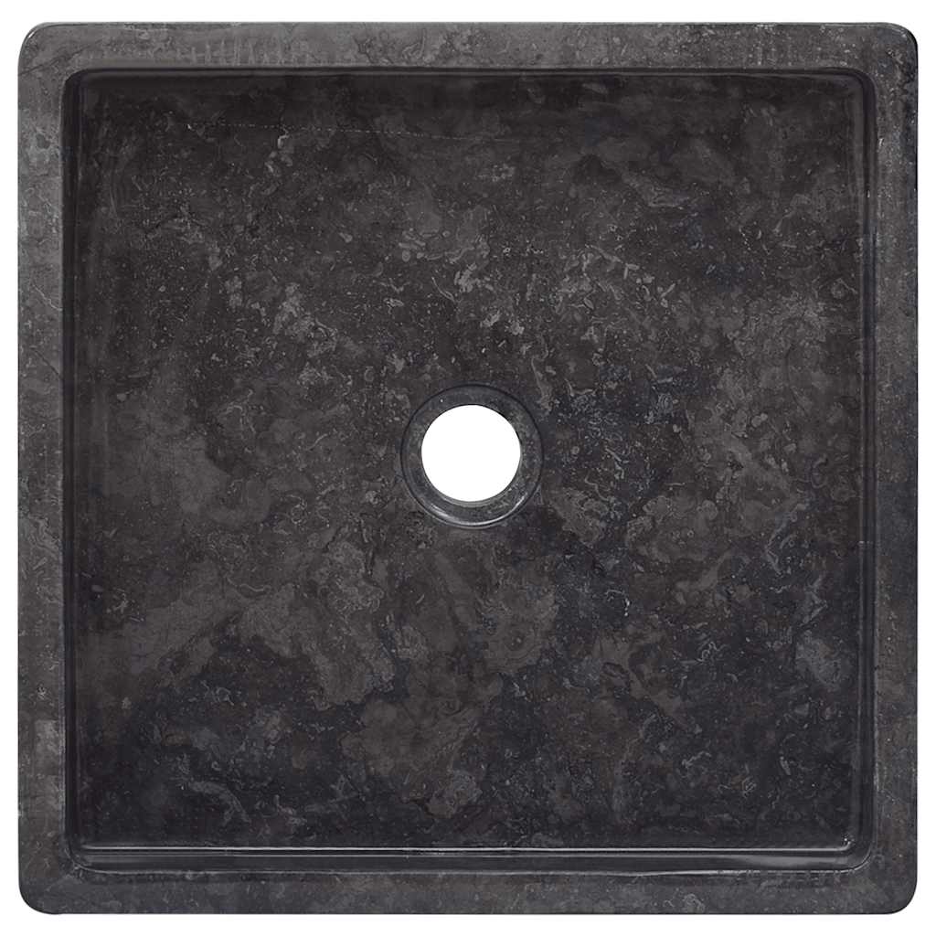 Waschbecken Creme 40x40x10 cm Marmor