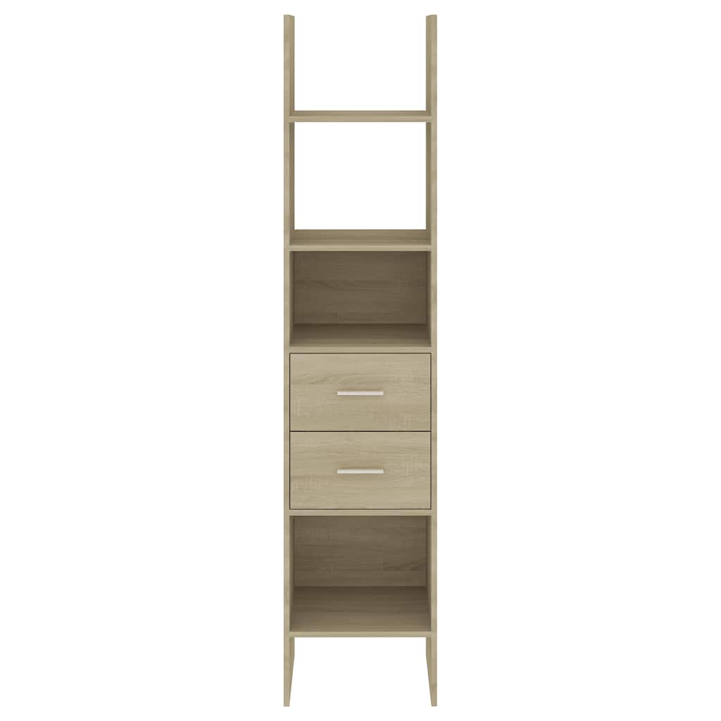 Bücherregal Weiß 40x35x180 cm Holzwerkstoff
