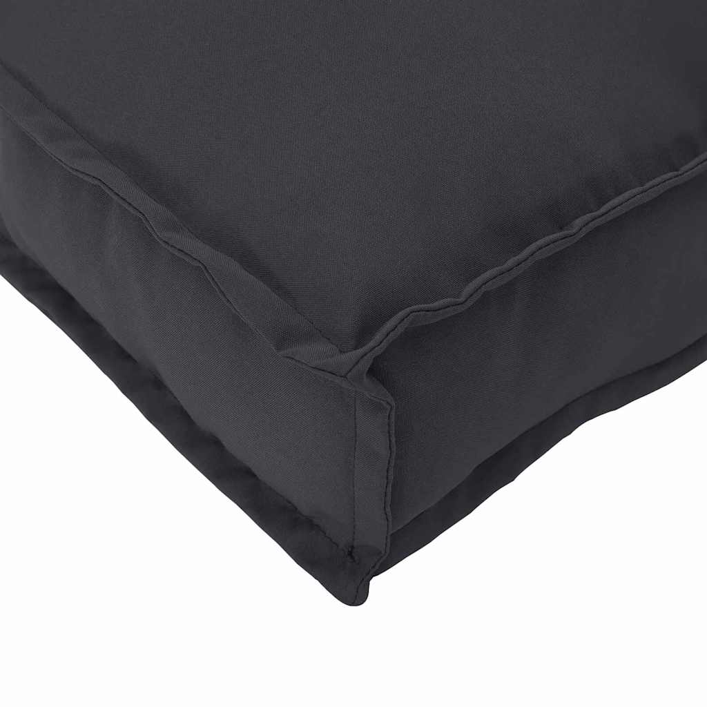 Palettenkissen Anthrazit 200 x 40 x 8 cm Oxford-Stoff