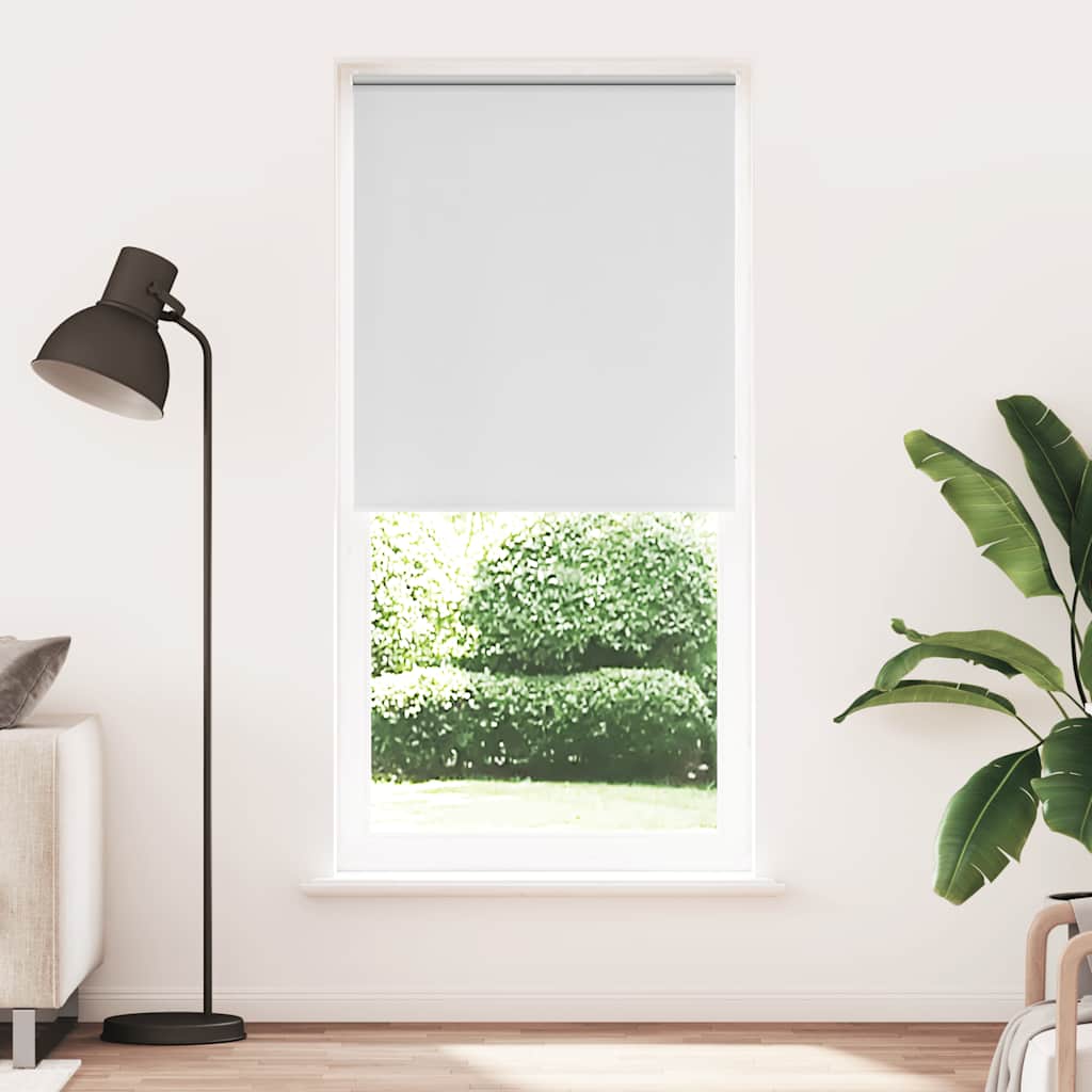 Verdunkelungsrollo 84,4 x 175 cm, Stoffbreite 80 cm, Weiß