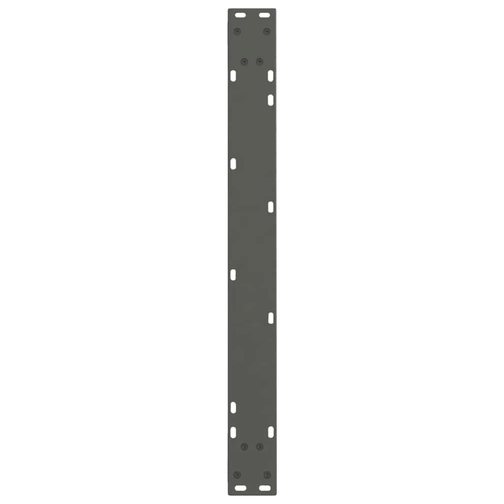 Couchtischbeine V-Form 2 Stück Schwarz 30x(30-31,3) cm Stahl