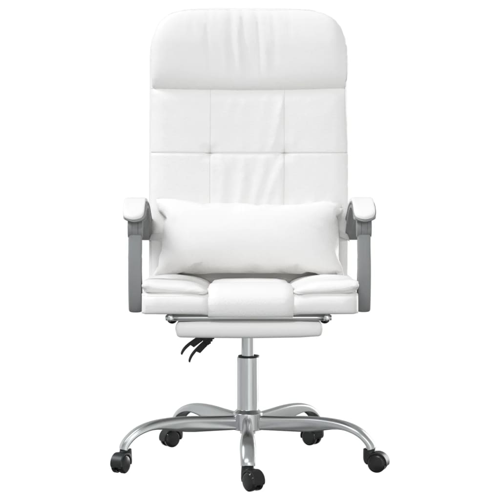 Bürostuhl mit Massagefunktion Schwarz Kunstleder