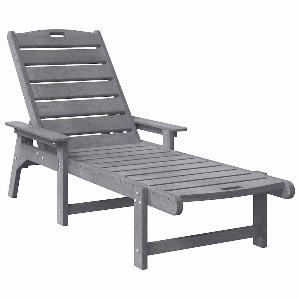 Sonnenliege 2 pcs Weiß 195,5 x 53 x 98,5 cm Polyethylen