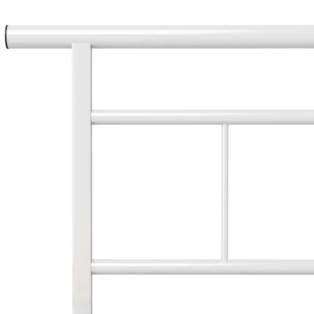 Bettgestell Grau Metall 90x200 cm