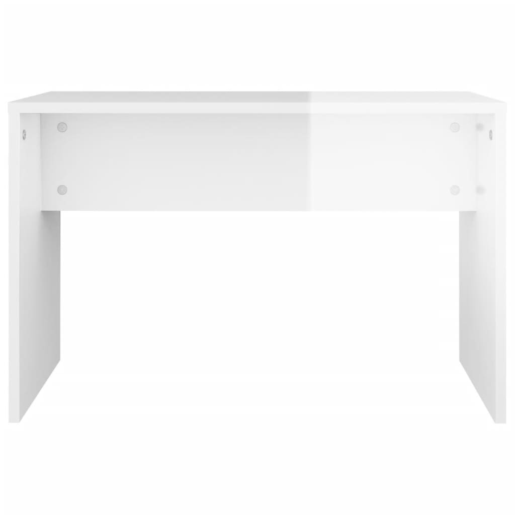 Schminktisch-Set Weiß 74,5x40x141 cm