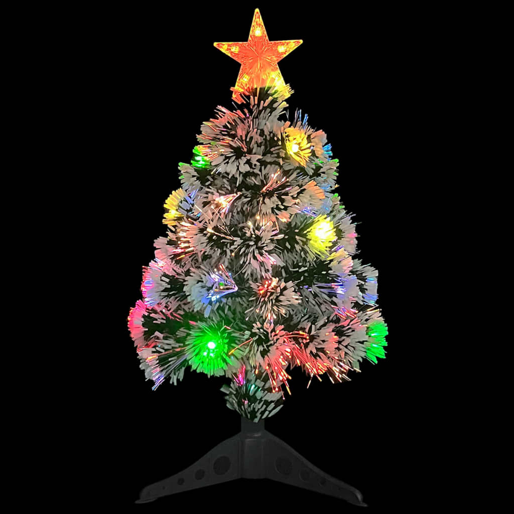 Vorbeleuchteter Weihnachtsbaum mit Ständer und LED 150 cm Glasfaser