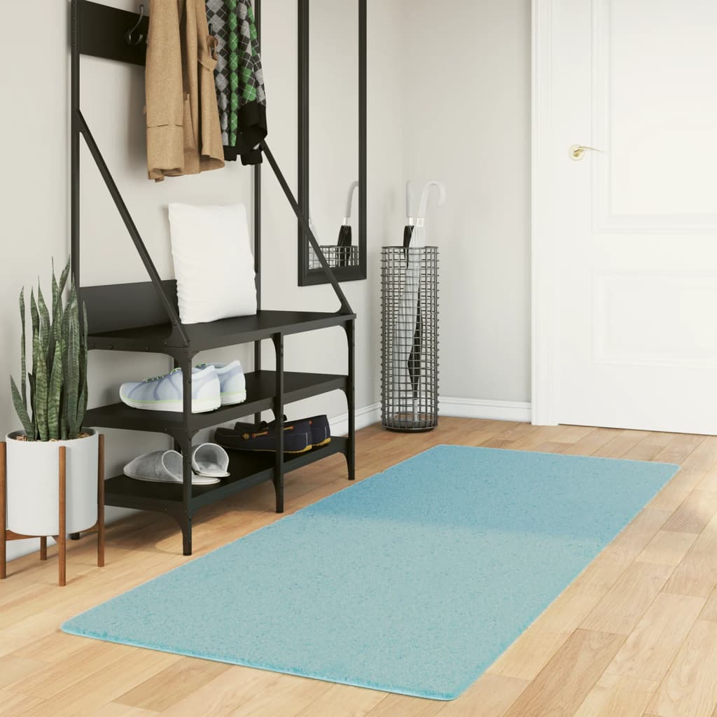Teppich OVIEDO Kurzflor Anthrazit 120x120 cm