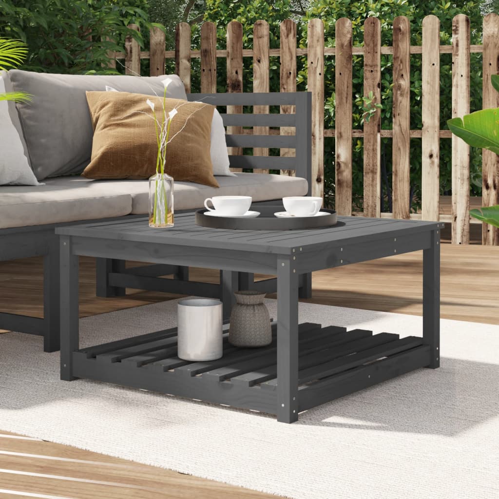 Gartentisch 82,5x50,5x45 cm Massivholz Kiefer