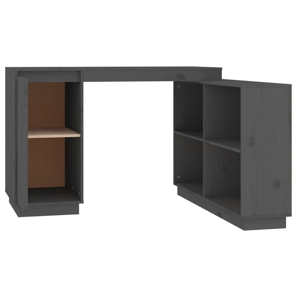 Schreibtisch 110x50x75 cm Massivholz Kiefer