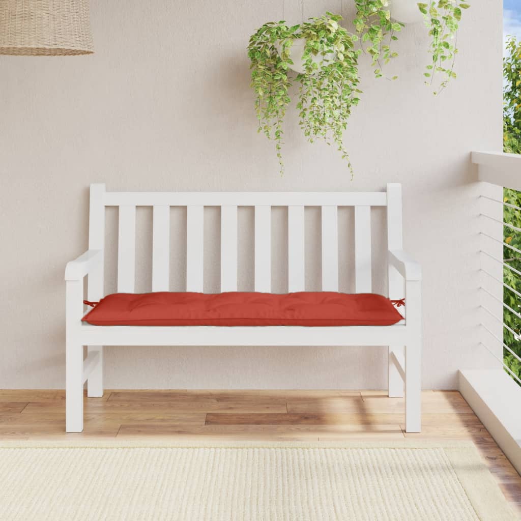 Gartenbank-Auflage Melange Anthrazit 100x50x7 cm Stoff