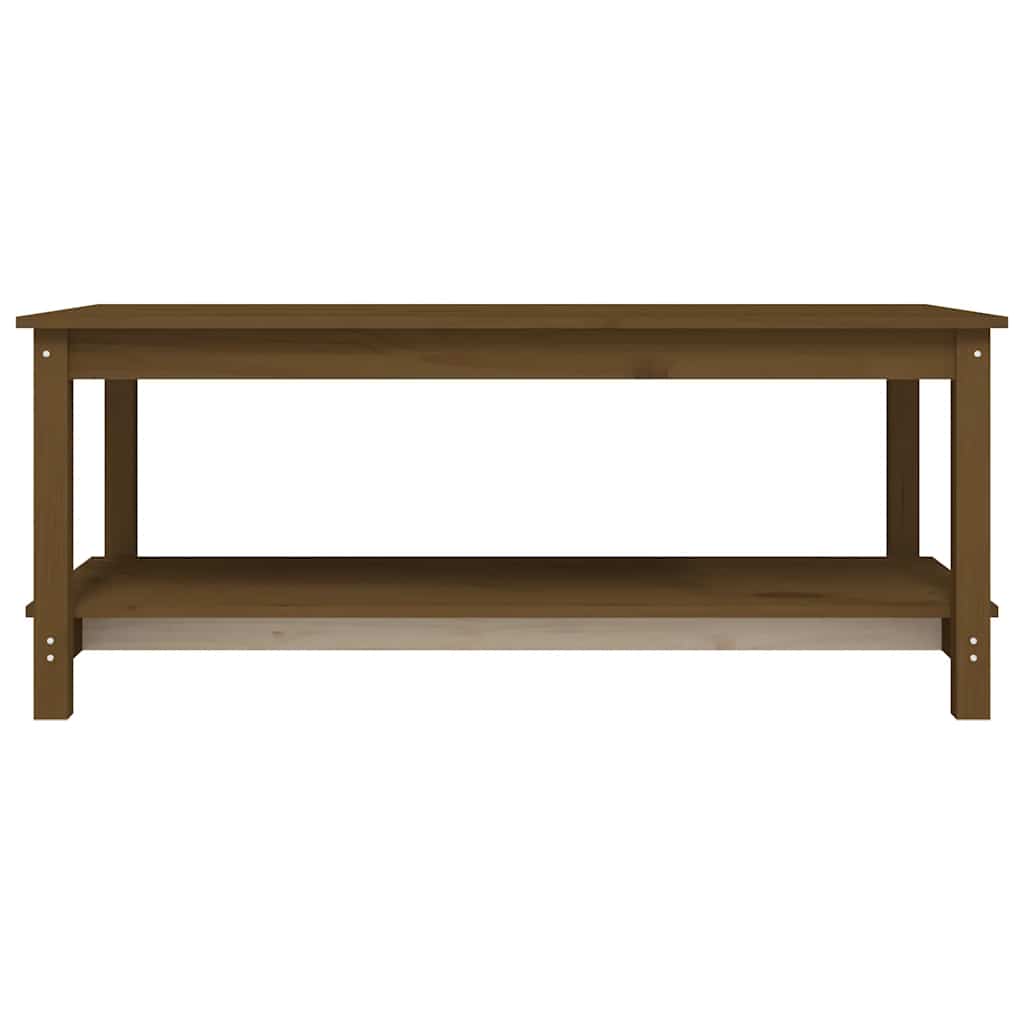 Couchtisch 110x55x45 cm Massivholz Kiefer