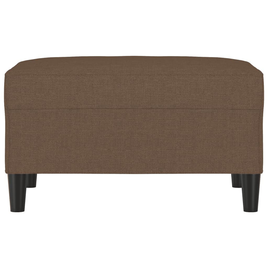 Fußhocker Hellgrau 60x50x41 cm Stoff