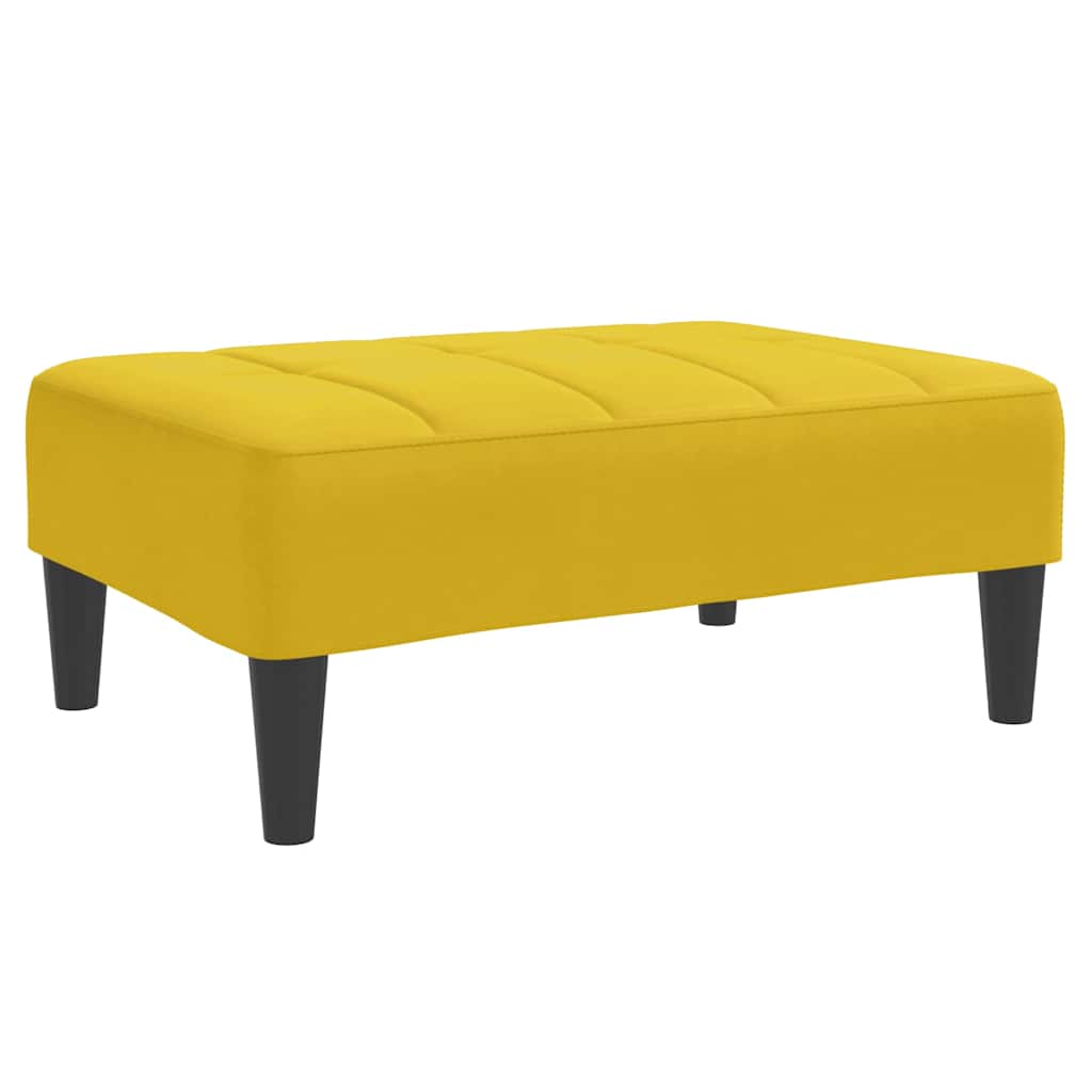 Fußhocker Blau 77x55x31 cm Samt