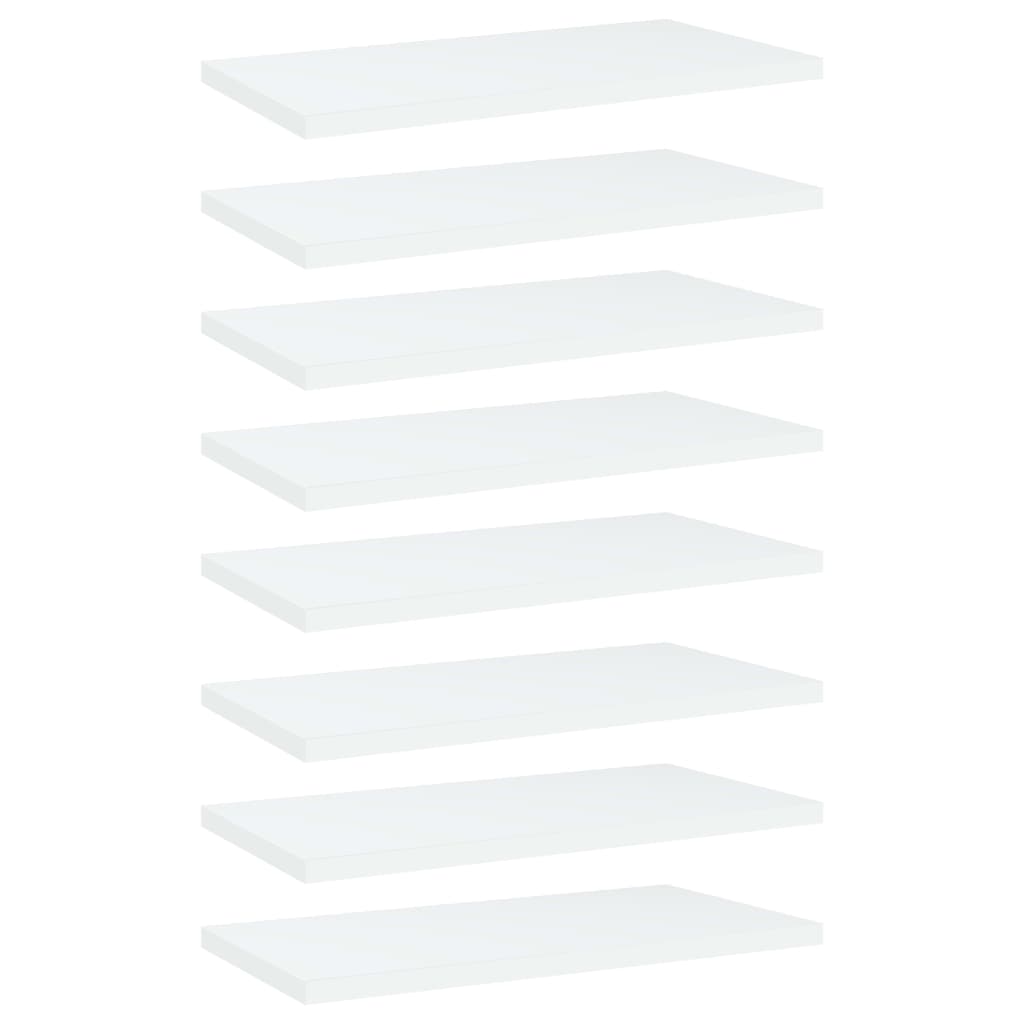 Bücherregal-Bretter 4 Stk. Weiß 40x10x1,5 cm Holzwerkstoff
