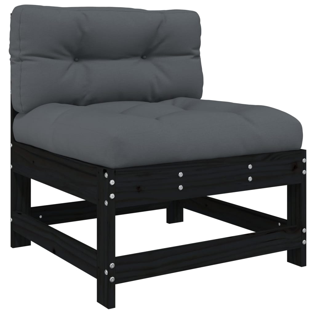 10-tlg. Garten-Lounge-Set mit Kissen Kiefernholz Imprägniert