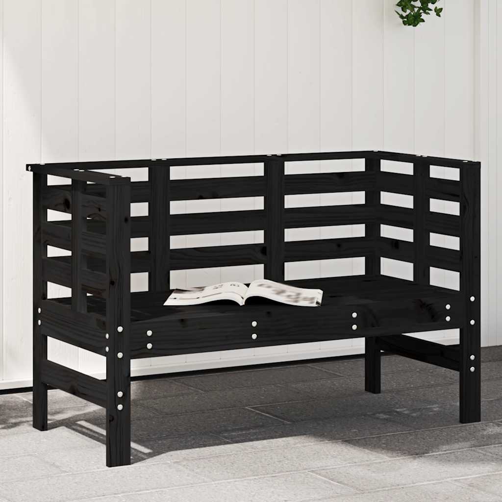 Gartenbank 111,5x53x71 cm Massivholz Kiefer