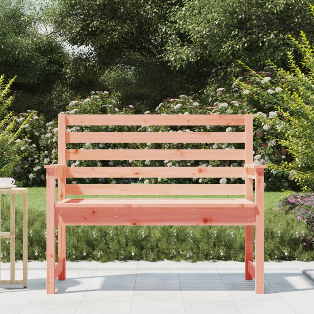 Gartenbank Grau 109x48x91,5 cm Massivholz Kiefer