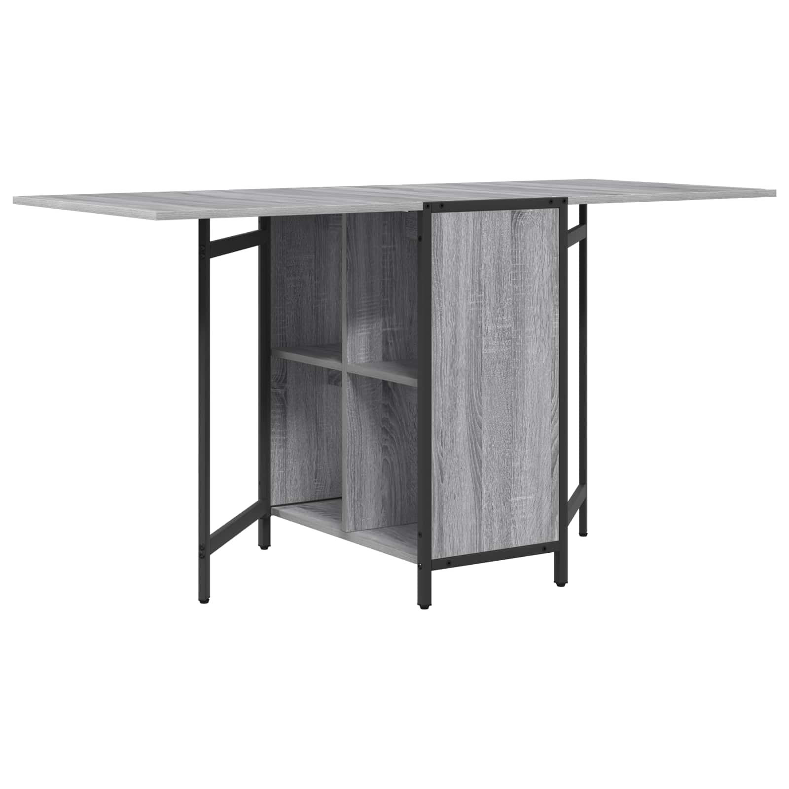 Esstisch 144 x 60 x 75 cm Holzwerkstoff Schwarze Eiche
